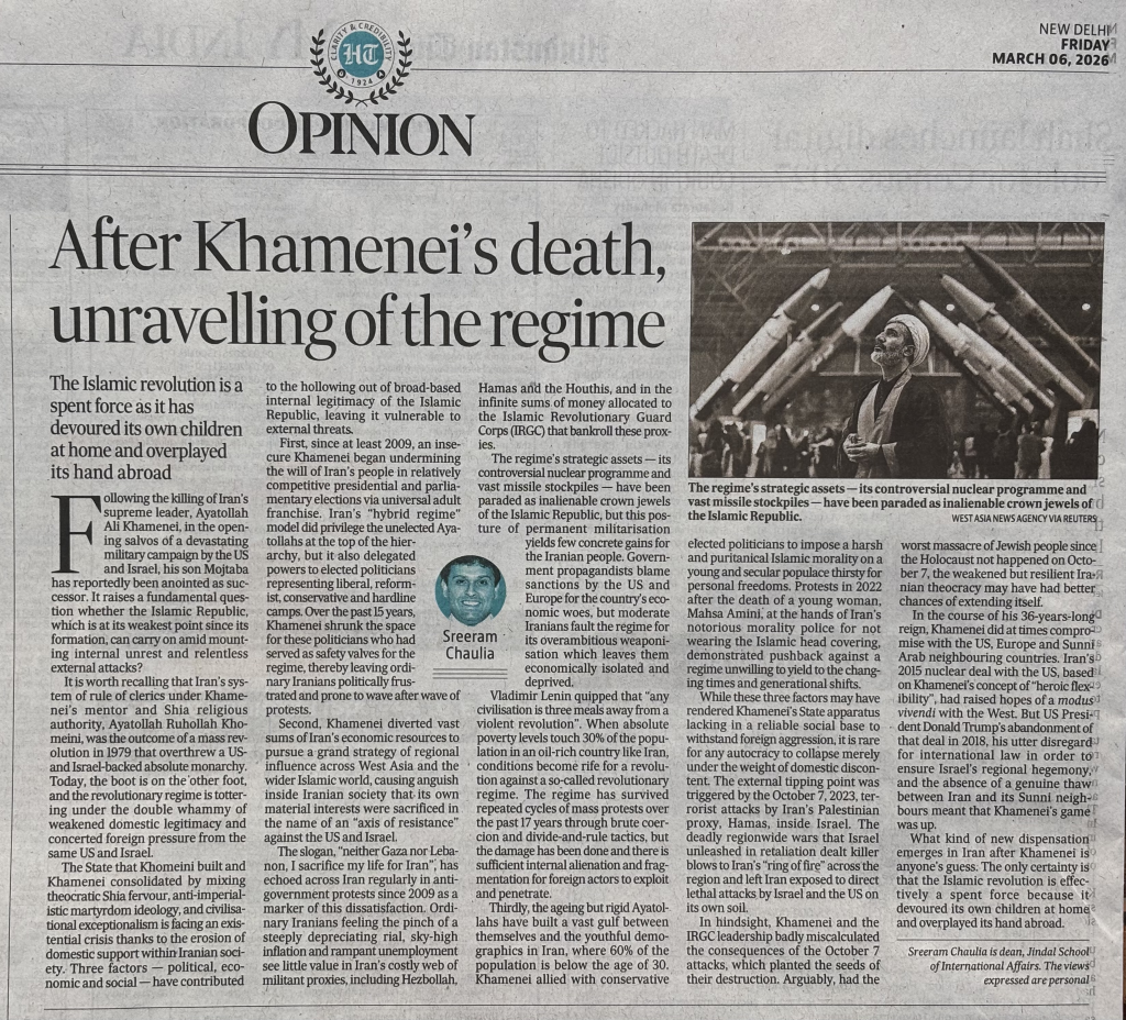 After Khamenei’s Death, Unravelling of the Regime
