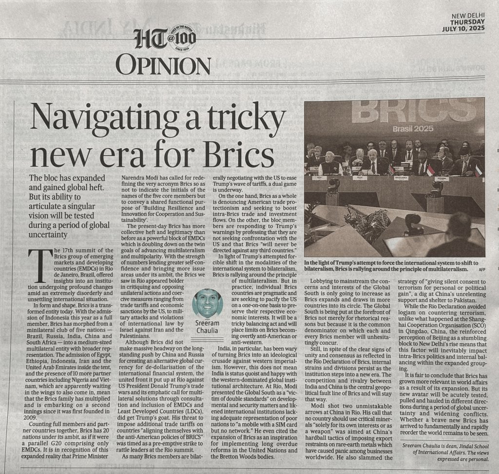 Navigating a Tricky New Era for BRICS