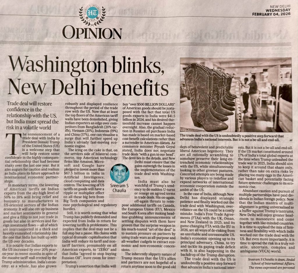 Washington Blinks, New Delhi Benefits