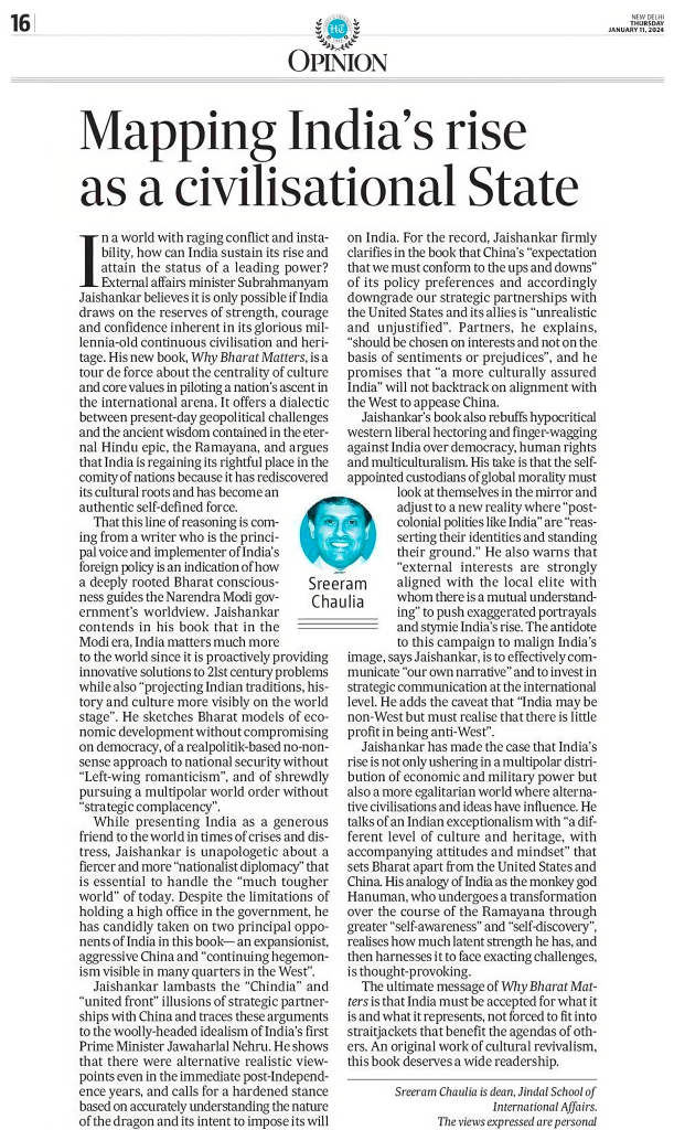 Mapping India’s Rise as a Civilisational State
