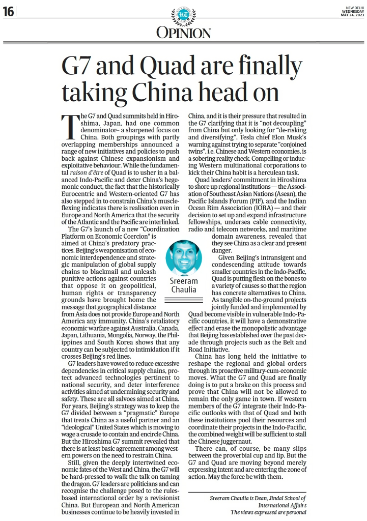G7 and Quad are Finally Taking China Head On